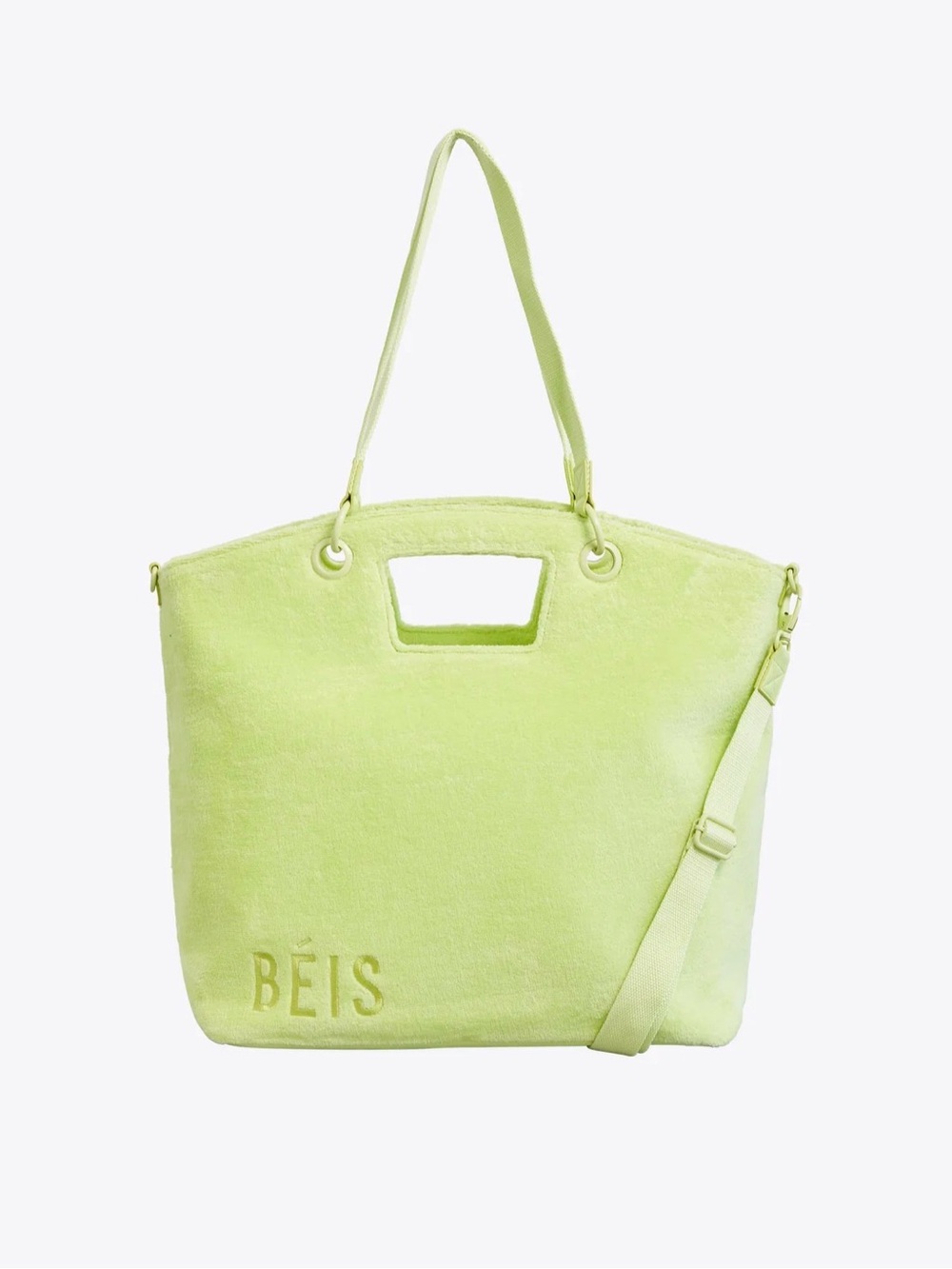 BEIS Terry Tote in Citron